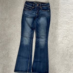 American Eagle jeans size 8 kick boot superstretch